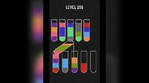 Water sort puzzle level 206