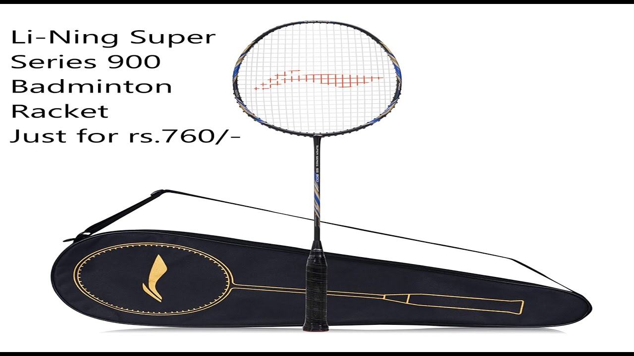 Li-Ning Super Series 900 Strung Badminton Racket with Free Full Cover ...