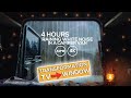 4 hours raining in camper van beside the river 4K | Ken ambience