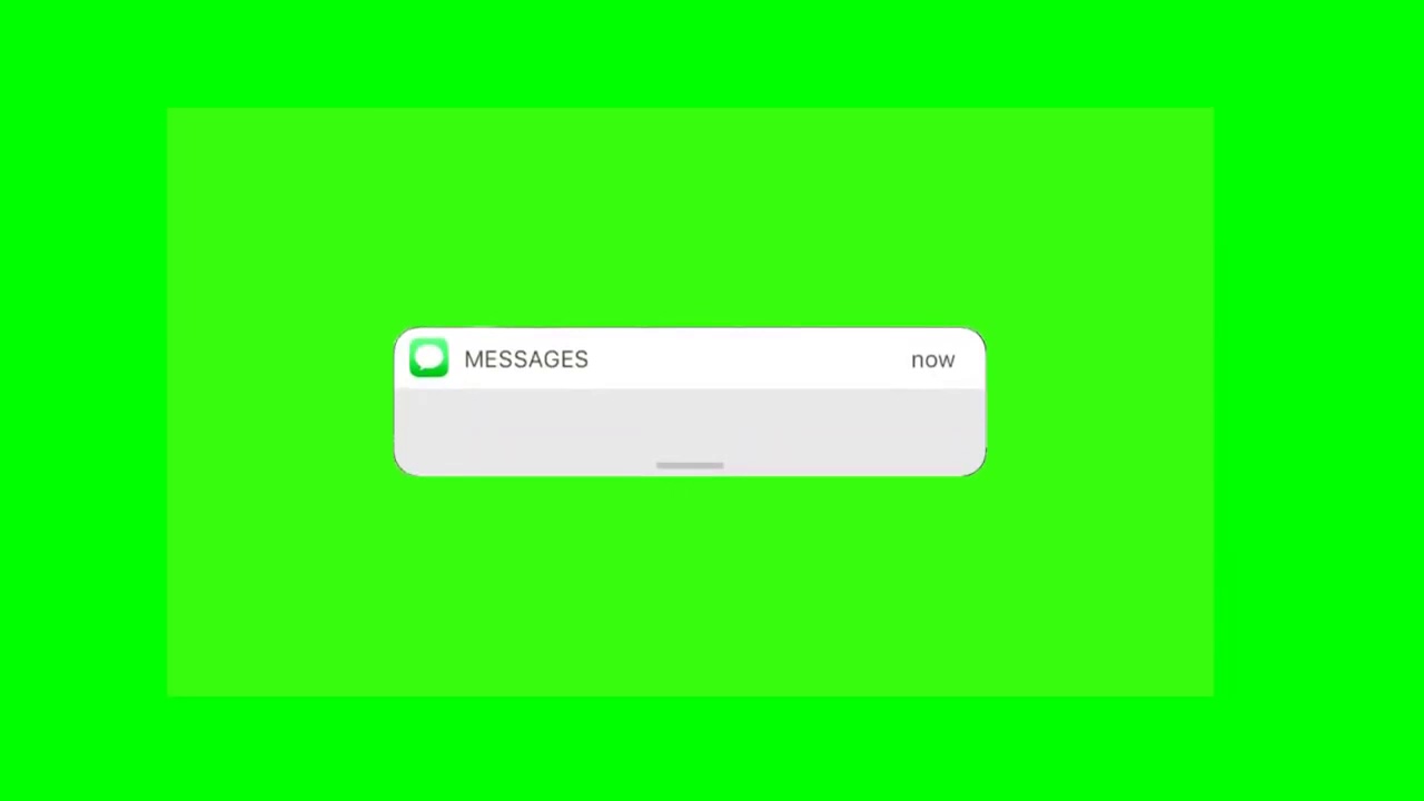 İphone Messages Green Screen - YouTube