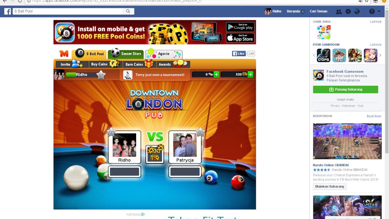 Cara Download Cheat 8 Ball Pool Long Line Garis Panjang - 