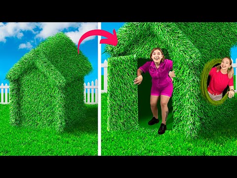 Secret Tiny House in Backyard