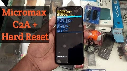 Micromax C2A plus hard reset pattern unlock done