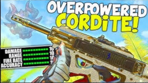 Cordite Best Class setup. AR+SMG=CORDITE