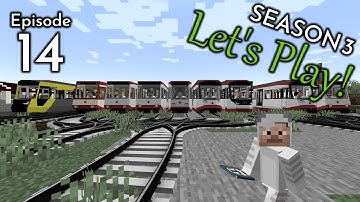 Riding German Trams with My Wife - Minecraft Transit Railway Let