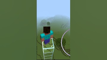 High jump on slime Block  #tarunpawargamers #minecraft #steve