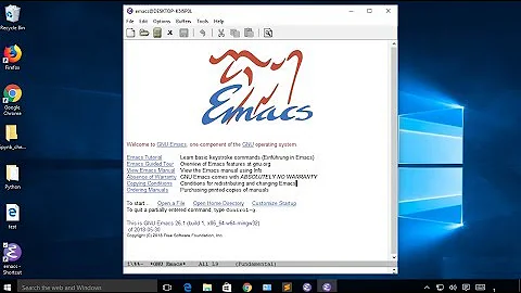 How to Install Emacs on Windows 10