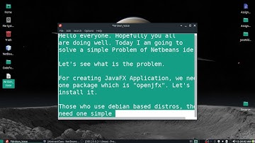 [SOLVED] Failed to automatically set-up a javafx platform Linux