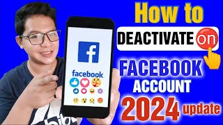 How to DEACTIVATE Facebook account 2024 part2 / paano mag deactivate NG Facebook account 2024