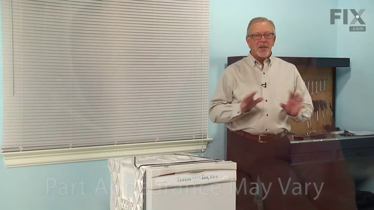 Whirlpool Dishwasher Repair – How to replace the Rack Track Stop - YouTube