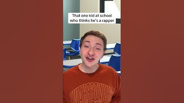 That one kid who thinks he’s a rapper #comedy #pov #school