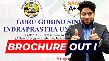 IP University Brochure Out🔥 Important Dates Application form Complete details