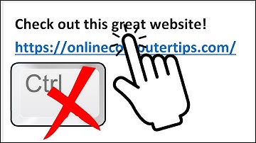 How to Disable the Ctrl-Click Requirement for Hyperlinks in Microsoft Word and Outlook