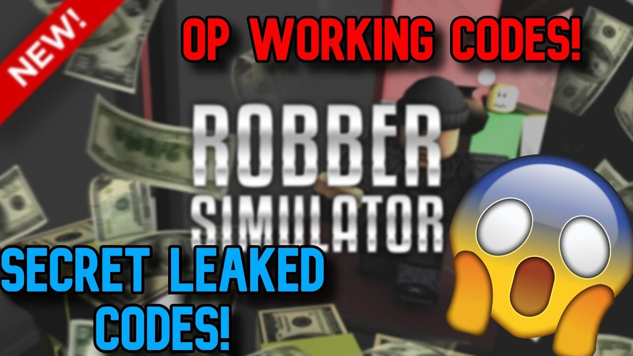 All Op Working Codes Roblox Robber Simulator - robbery simulator roblox cheat codes