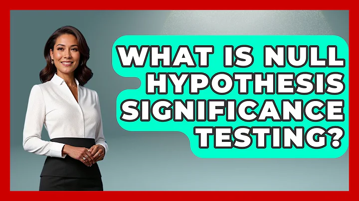What Is Null Hypothesis Significance Testing? - The Friendly Statistician