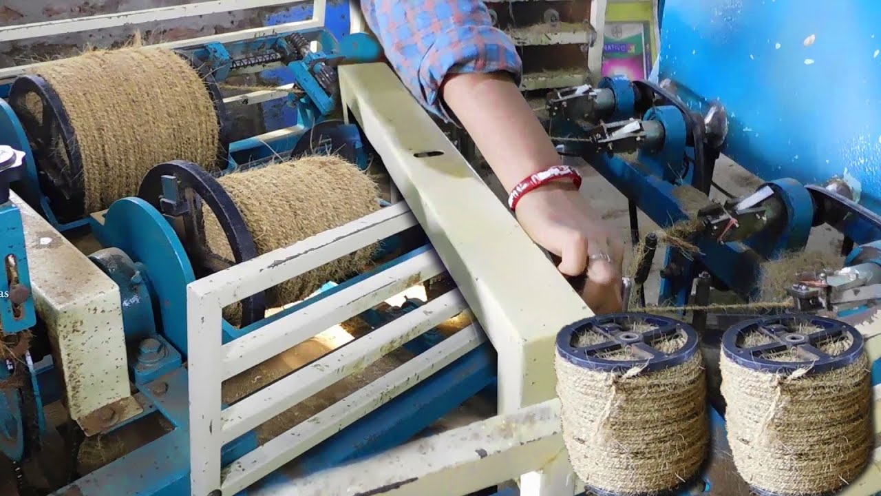 Coconut Coir Rope making machine I Craft Touch Naariyal rope make