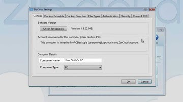 Zipcloud Tutorial: How to Change your Backup Settings on a PC