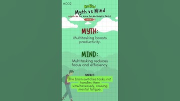 Myth vs Mind: Multitasking reduces focus 📖 | MindKind