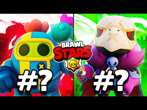 The BEST 10 BRAWLERS in BRAWL STARS!