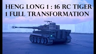 Heng Long Tiger 1 1/16 RC full Transformation