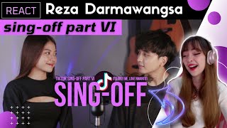 REACT | Reza Darmawangsa SING-OFF TIKTOK SONGS PART VI (Yamet Kudasi, It's Only Me) vs Mirriam Eka
