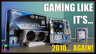 We built a gaming PC from 2010 to see what it was like and it's alright.