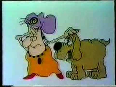 Classic Sesame Street animation - Ms. Fortune and a dog