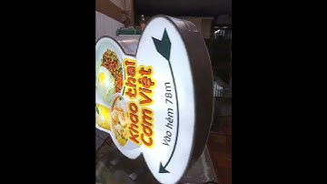 Làm bảng hiệu hộp đèn quảng cáo giá rẻ