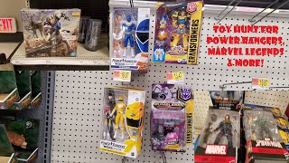 Episode 394 - Toy Hunt for New Power Rangers, Marvel Legends & More!