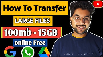 HOW TO SEND LARGE FILES ONLINE FREE 😍 | Top 5 Website For Send Big File Without Any Data Loss
