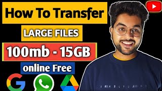 HOW TO SEND LARGE FILES ONLINE FREE 😍 | Top 5 Website For Send Big File Without Any Data Loss