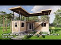 L-SHAPE CONTAINER HOUSE DESIGN WITH INTERIOR DESIGN + ROOFDECK