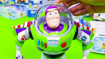 Box filled with Toy Story Collection for Kids