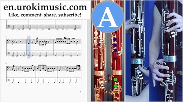 How to Play Bassoon Dua Lipa - New Rules Tabs Part#2 um-i352