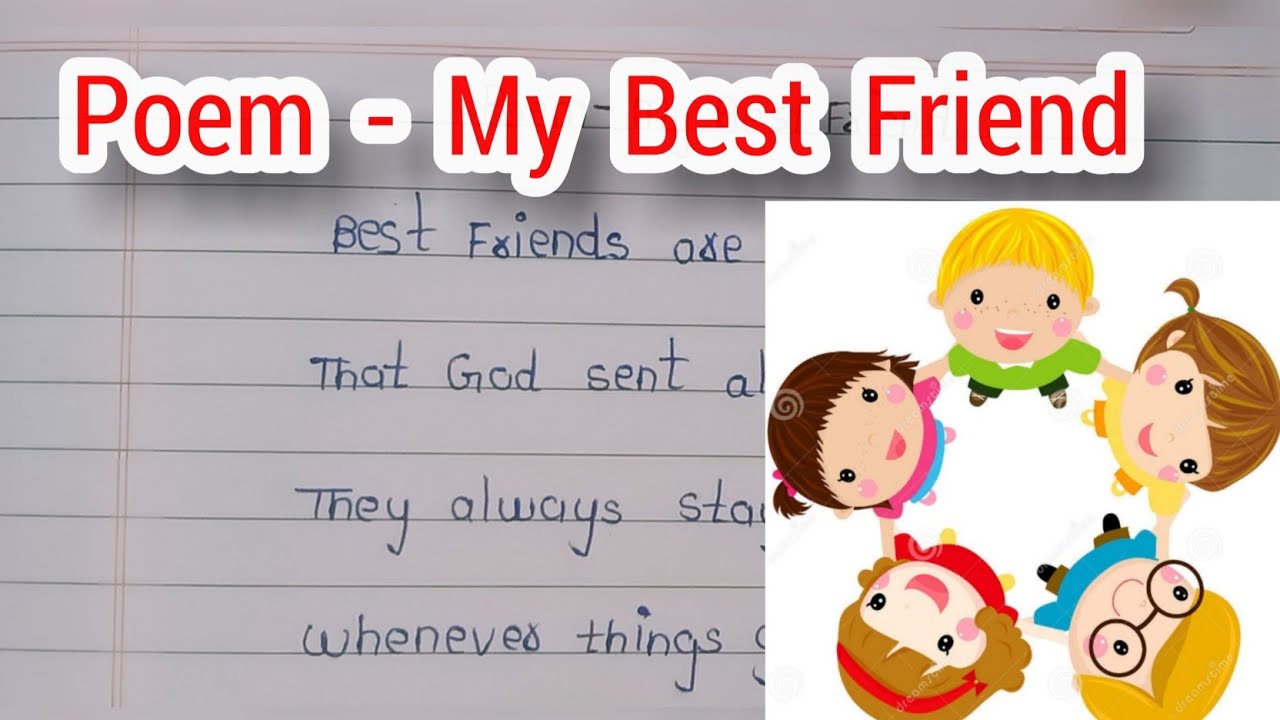 Poem On My Best Friend In English - Youtube