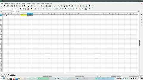 LibreOffice Calc - Daten aus Zellen in andere übertragen