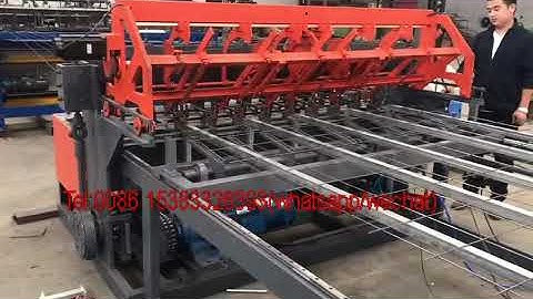 Full automatic welded wire mesh machine in rolls +wire mesh rolling machine