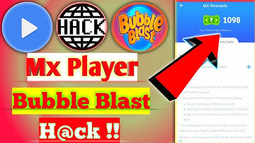Bubble Blast Mx Player Hack || Mx player Unlimited Trick || Bubble Blast || NRM Technical