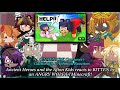 Ancient Heroes and the Afton Kids reacts to BITTEN by an ANGRY WOLF In Minecraft! ||Aphmau GL2RV ||