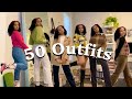 50 OUTFITS for when you have nothing to wear (for all weather cause global warming) || Ella Rene