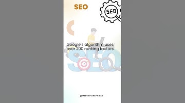Google’s algorithm uses over 200 ranking factors.
