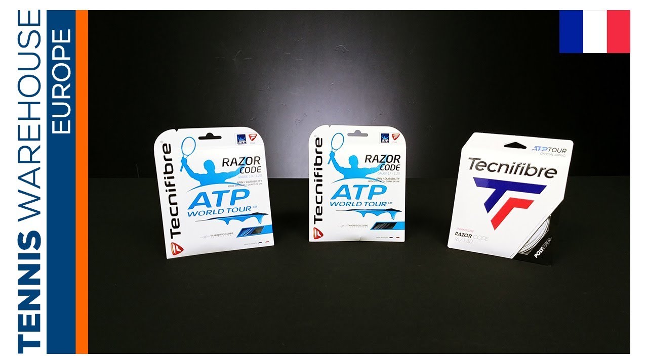 Cordage de tennis Tecnifibre ATP Razor Code 🎾 - Présentation - YouTube