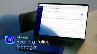 iManage Security Policy Manager screenshot 1