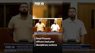 Fired Phoenix police officers had prior disciplinary records, files show | FOX 10 Phoenix
The City of Phoenix released disciplinary records for former Phoenix police officers Antonio Felix and Luis Vasquez, Jr., who were fired and arrested following a violent traffic stop on August 5. Investigators say the former officers used excessive force, deployed a Taser dozens of times on a man and a woman, repeatedly punched the man in the face, failed to activate their body-worn cameras, and failed to report the incident. Both face several charges, including kidnapping and aggravated assault.
Personnel files show that both former officers had prior disciplinary actions during their tenures, which spanned eight years for one officer and nine years for the other. Vasquez was involved in a 2025 shooting that was found to be within policy, but he was disciplined that same year for failing to activate his body-worn camera during a collision investigation, received supervisory counseling for four missed court appearances, and earned 14 commendations between 2019 and 2026.
Felix was disciplined in 2018 for failing to notify a training officer after punching a suspect three times in the head, failed to complete a report on a theft call in 2025, and had a pending case involving a missing juvenile report when terminated, alongside five commendations between 2020 and 2022.
Current investigations are examining whether any warning signs were missed, while the Phoenix Police Department conducts a review of former police reports, body-worn camera footage, and community interactions for both officers and their precincts.
Subscribe to FOX 10 Phoenix!
https://www.youtube.com/channel/UCNjfNLnQYbjBEvnS8KFuyGQ?sub_confirmation=1
#officer #police #arrest #phoenix #arizona #crimenews #crime #news #fox10phoenix
FOX 10 Phoenix delivers breaking news, live events, politics, entertainment, business news and local stories from Phoenix, Arizona and across the nation.
Watch more FOX 10 Phoenix on YouTube:
https://www.youtube.com/playlist?list=PLP4QUeU7Yj0c
https://www.youtube.com/playlist?list=PLjk-Nxa5HqPtq-kkrH0cQ3ZIYpLj5MGVT
https://www.youtube.com/playlist?list=PLjk-Nxa5HqPtUghAGmV3byRgXEYXhZFT3 Fired Phoenix police officers had prior disciplinary records, files show | FOX 10 Phoenix