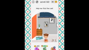 #Braindom level 322 #Help her find the cat
