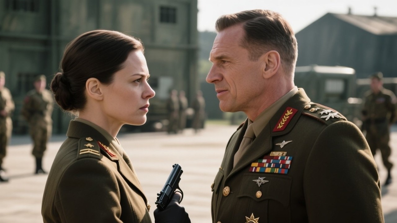 El coronel se burló de ella, sin saber que tenía mucho más rango que él.