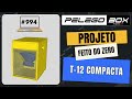 #994 CAIXA COMPACTA T-12 TRITON RED CROSS 500W PROJETO PELEGO BOX FEITO DO ZERO SOB MEDIDA