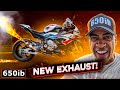 BMW M 1000 RR's NEW EXHAUST & CBR 1000RR-R Fireblade SP Dyno SMACKDOWN!