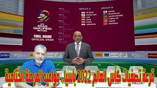 قرعة تصفيات كأس العالم 2022 بآسيا   مواعيد المرحلة الختامية