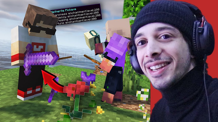 Minecraft, But Flowers Drop OP Items...
